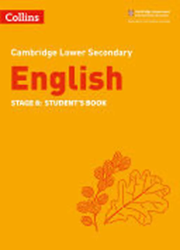 Cover of Collins Cambridge Lower Secondary English – Lower Secondary English Student's Book: Stage 8