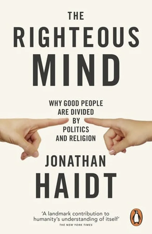 Cover of The Righteous Mind Why Good People are Divided by Politics and Religion