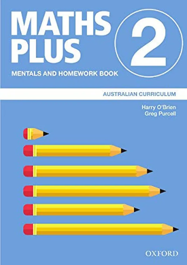 Cover of Maths Plus Australian Curriculum Mentals and Homework Book 2 2020