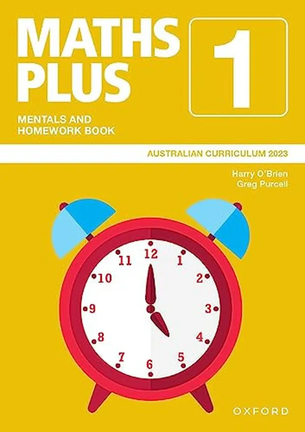 Cover of Maths Plus Australian Curriculum Mentals and Homework Book Year 1