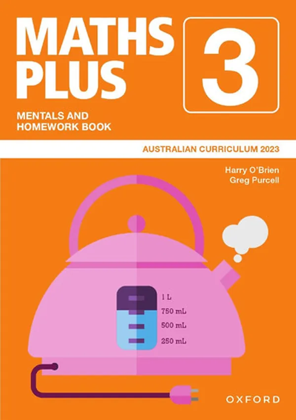 Cover of Maths Plus Australian Curriculum Mentals and Homework Book Year 3