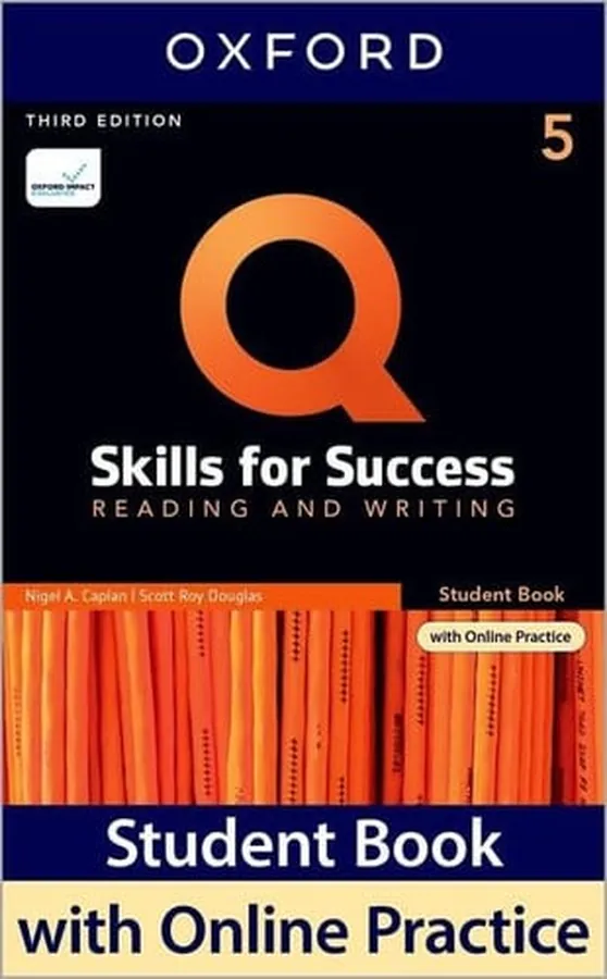 Cover of Q Skills for Success Reading and Writing, 5th Level 3rd Edition Student book and IQ Online Access
