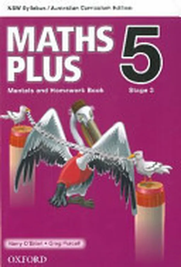 Cover of Maths Plus 5 Mentals and Homework Book