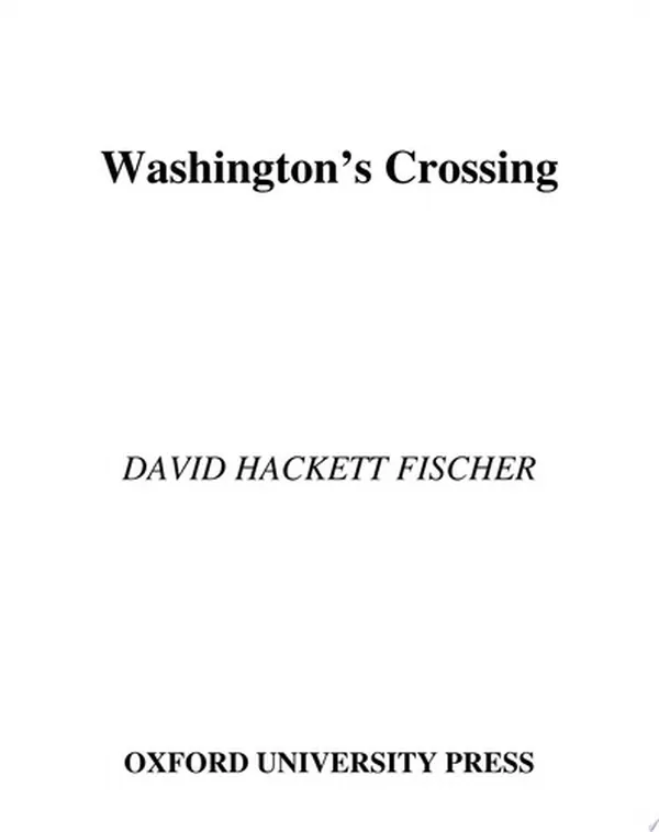 Cover of Washington's Crossing