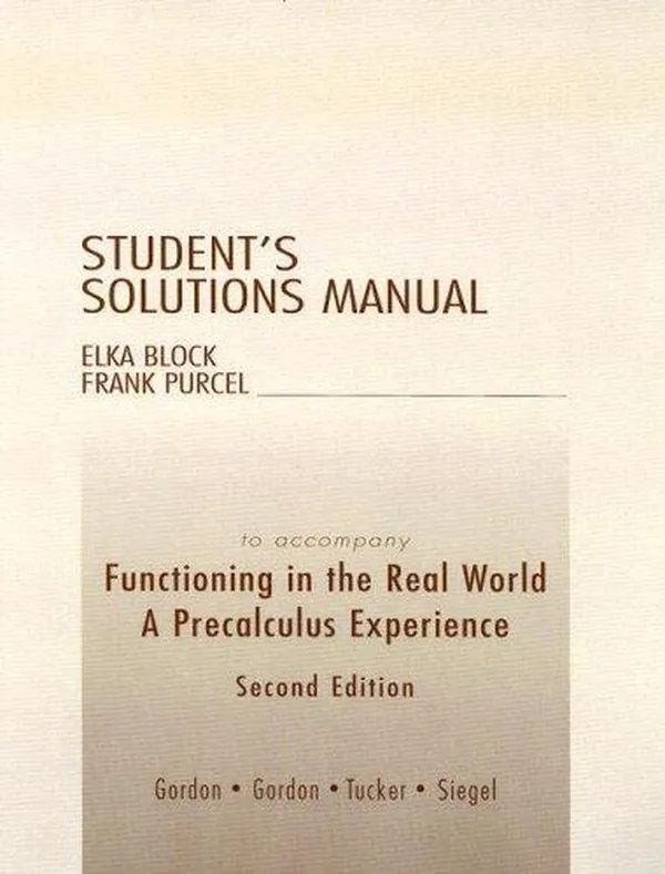 Cover of Functioning in Real World