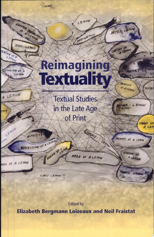 Cover of Reimagining Textuality Textual Studies in the Late Age of Print