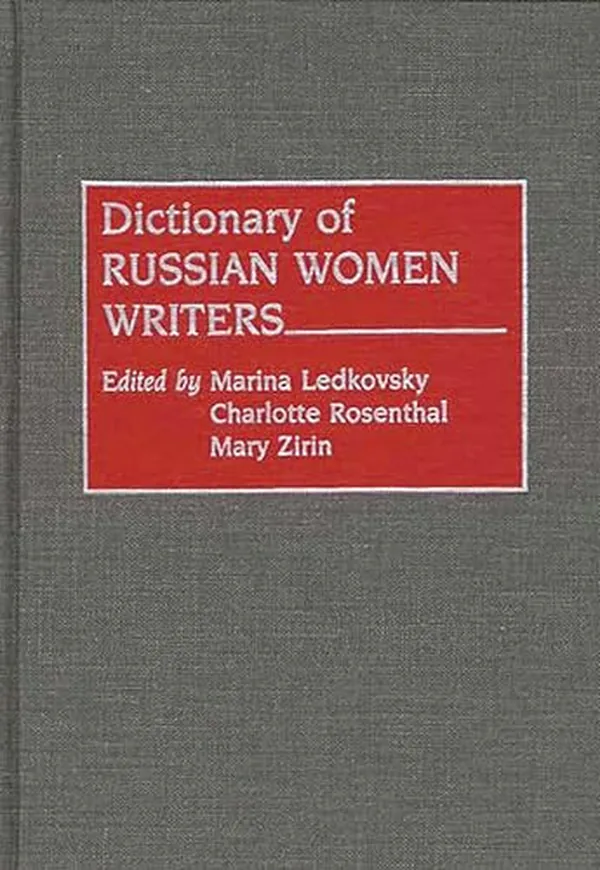 Cover of Dictionary of Russian Women Writers: