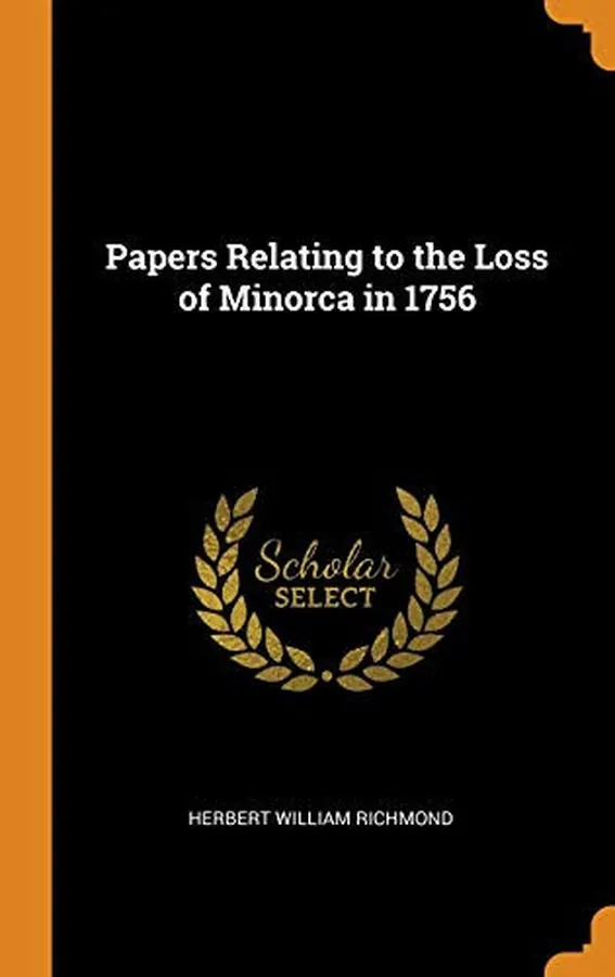 Cover of Papers Relating to the Loss of Minorca In 1756