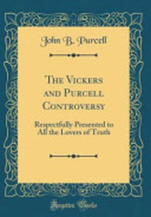 Cover of The Vickers and Purcell Controversy