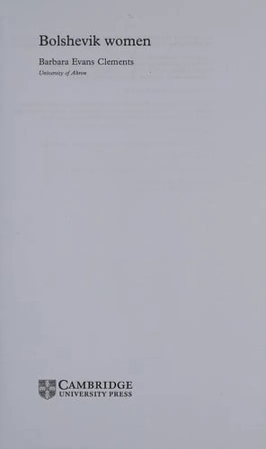 Cover of Bolshevik Women