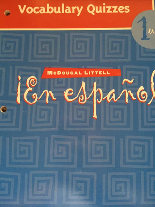 Cover of McDougal Littell En Espanol 1: Vocabulary Quizzes