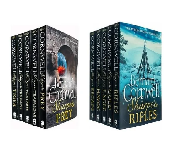 Cover of Bernard Cornwell Richard Sharpe Series 1 To 10 - 10 Books Set