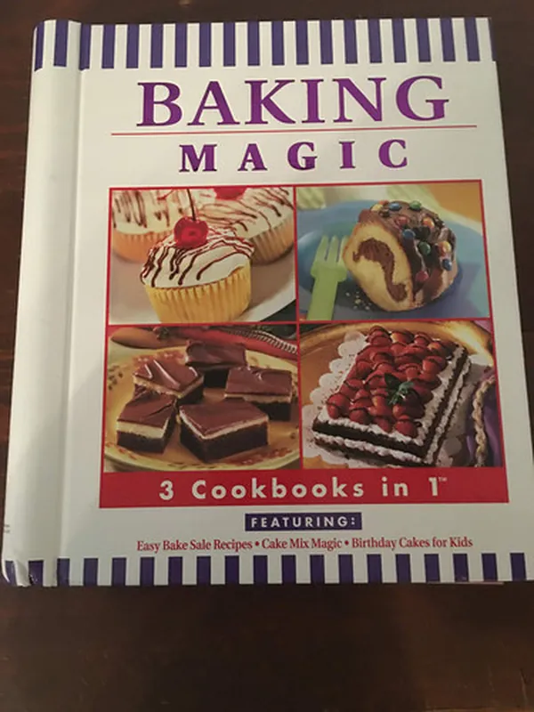 Cover of Baking Magic 3 Cookbooks in 1