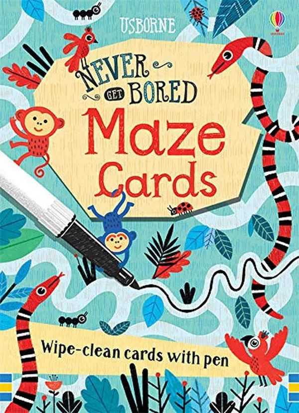 Cover of Never Get Bored: Mazes Cards