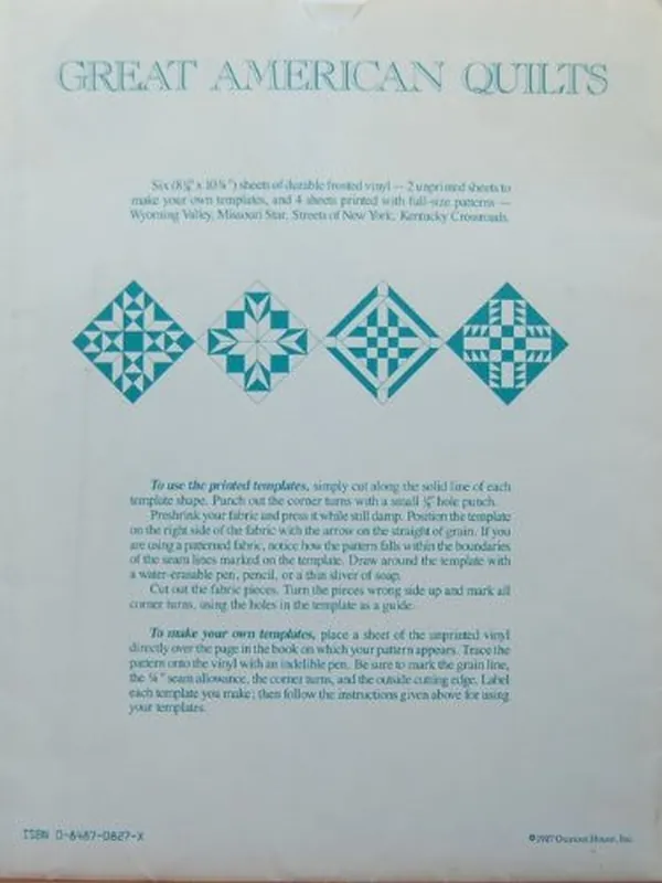 Cover of Great American Quilts