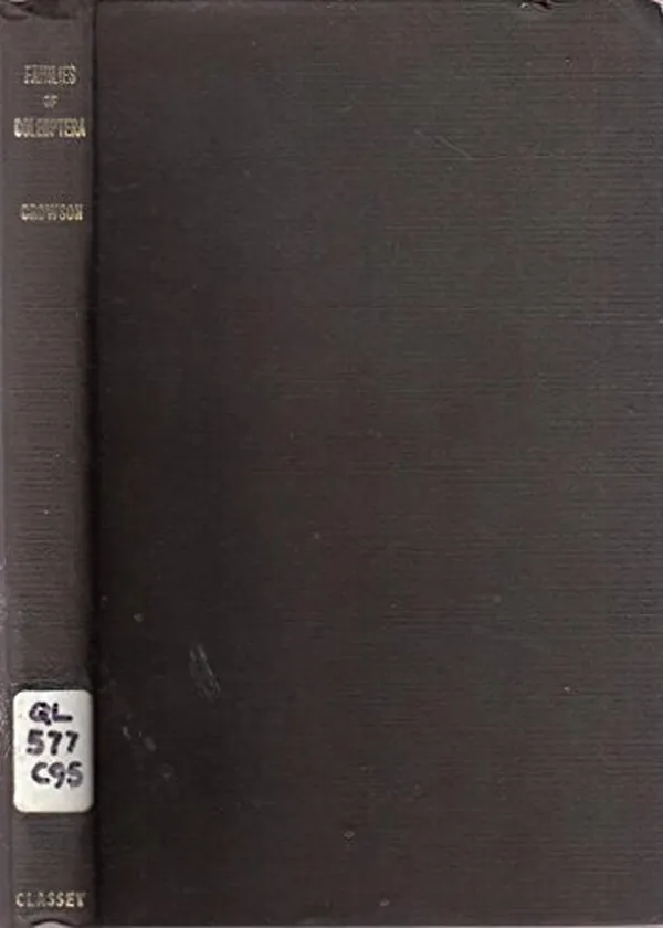 Cover of The natural classification of the families of Coleoptera,