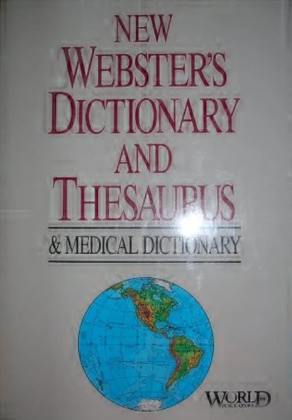 Cover of New Webster's Dictionary and Roget's Thesaurus