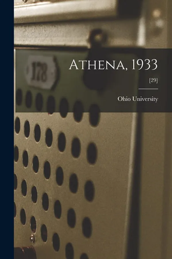 Cover of Athena, 1933; [29]