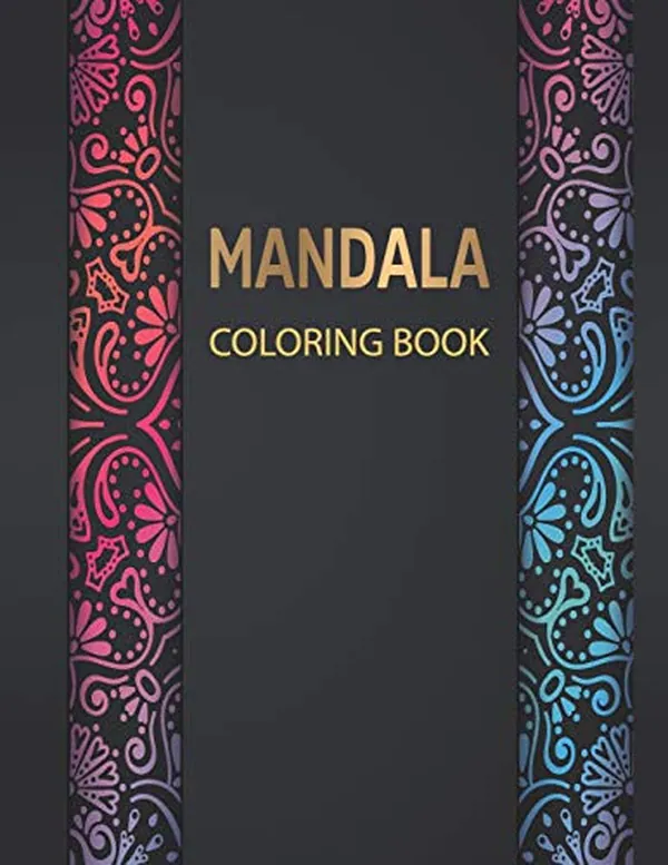 Cover of Mandala Coloring Book Adult Coloring Book Featuring Beautiful Mandalas Design