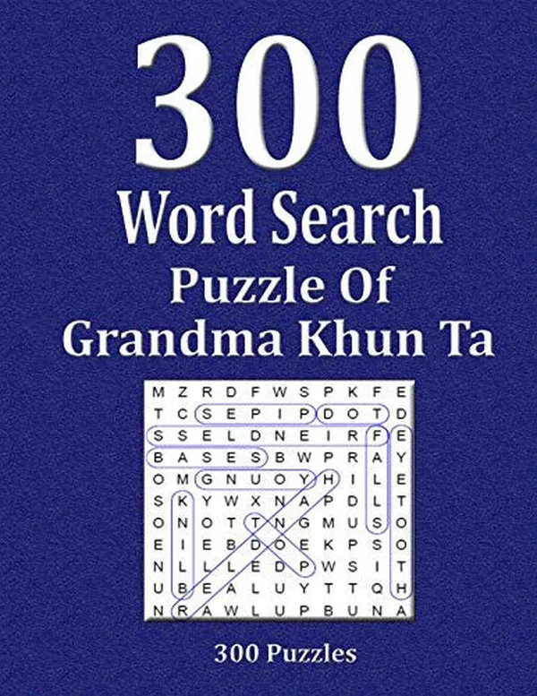 Cover of Word Search Puzzle of Grandma Khun Ta 300 Puzzles