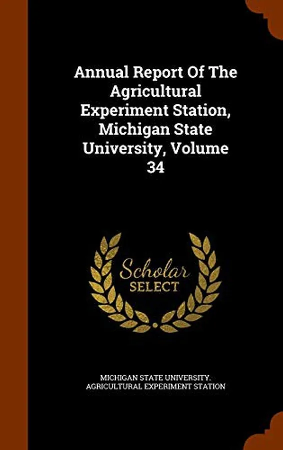 Cover of Annual Report of the Agricultural Experiment Station, Michigan State University