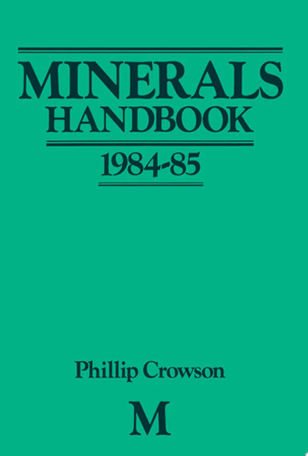 Cover of Minerals Handbook 1984–85