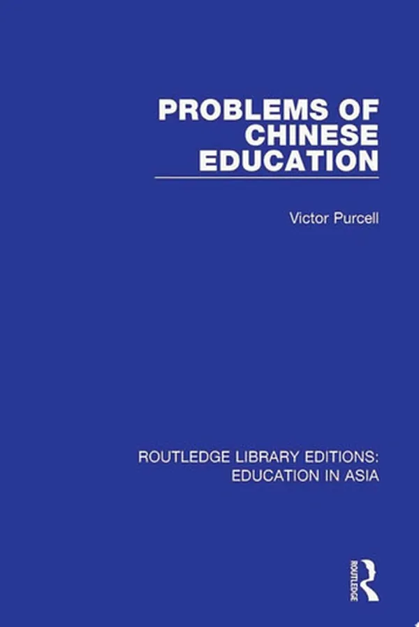 Cover of Problems of Chinese Education