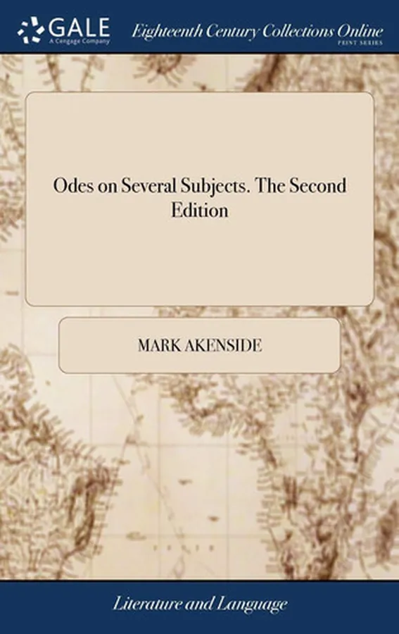 Cover of Odes on Several Subjects. the Second Edition