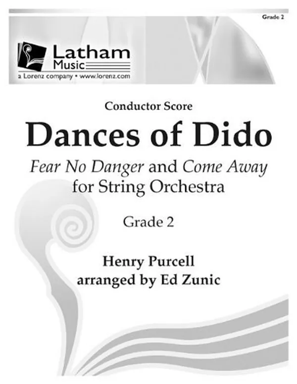 Cover of Dances of Dido for String Orchestra - Score Fear No Danger and "Come Away"