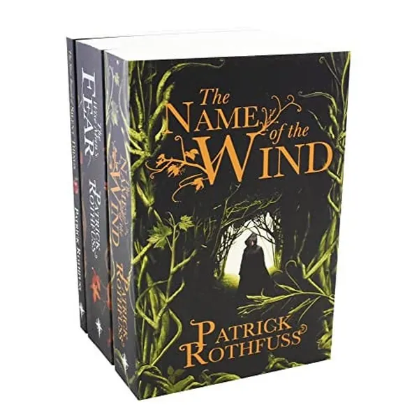Cover of The Kingkiller Chronicle Series 3 Books Collection Set by Patrick Rothfuss (The Name of the Wind, The Wise Man's Fear & The Slow Regard of Silent Things)