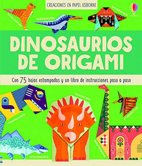 Cover of Dinosaurios de origami