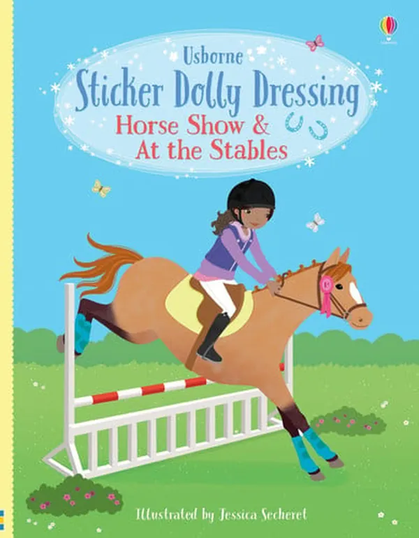 Cover of Sticker Dolly Dressing Horse Show and at the Stables