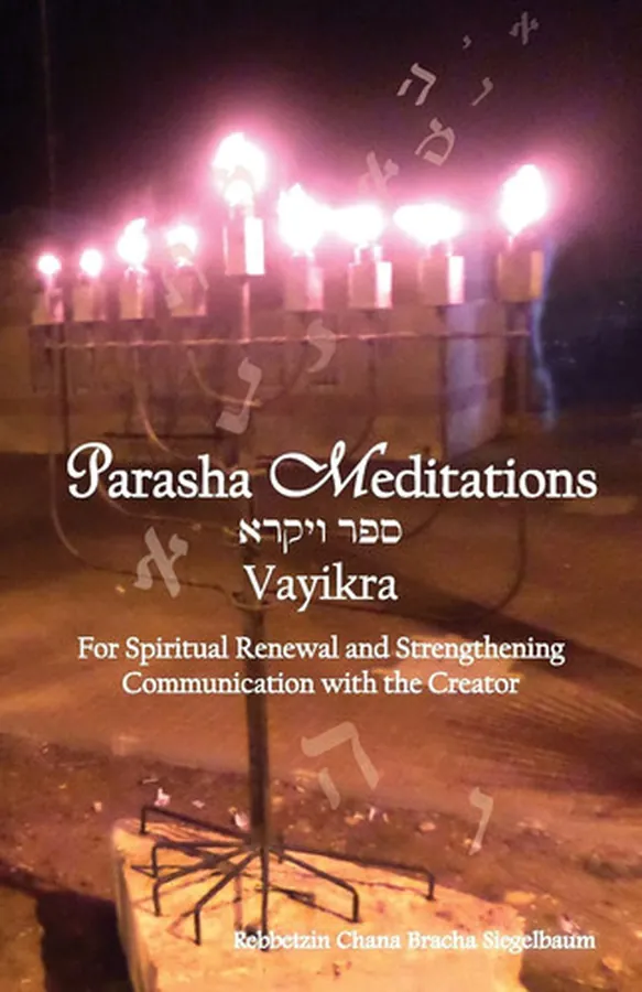 Cover of Parsha Meditations: Vayikra - Online with Hashem For Spiritual Renewal and Strengthening Communication with the Creator
