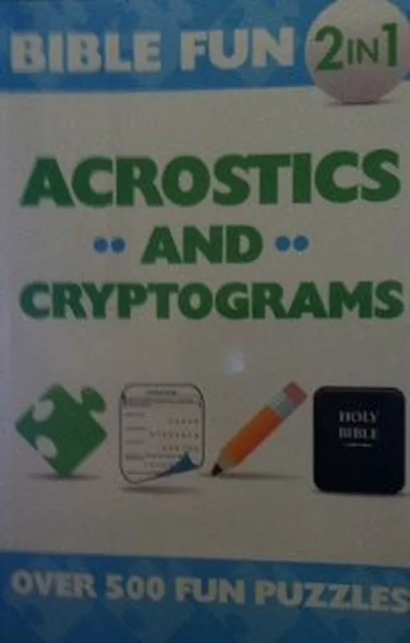 Cover of Bible Fun 2IN1: Acrostics and Cryptograms