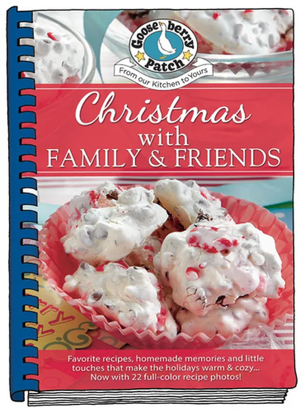 Cover of Christmas with Family & Friends Updated with festive photos