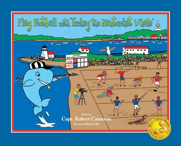 Cover of Flag Football with Tuckey the Nantucket Whale