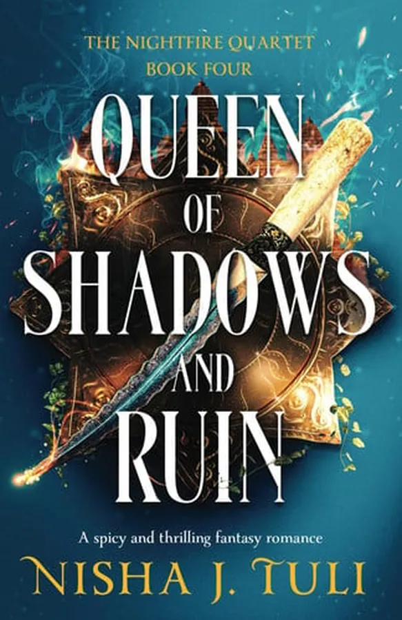 Cover of Queen of Shadows and Ruin A Spicy and Thrilling Fantasy Romance