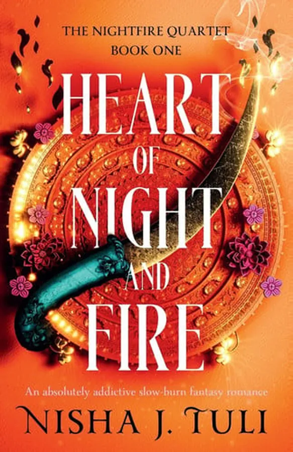 Cover of Heart of Night and Fire An Absolutely Addictive Slow Burn Fantasy Romance