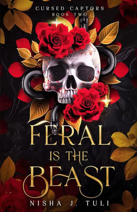 Cover of Feral is the Beast: An immortal witch and mortal man age gap fantasy romance (Cursed Captors)