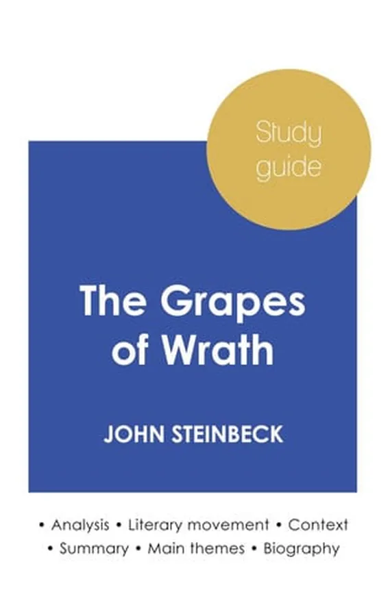 Cover of Study Guide The Grapes of Wrath by John Steinbeck (in-depth Literary Analysis and Complete Summary)