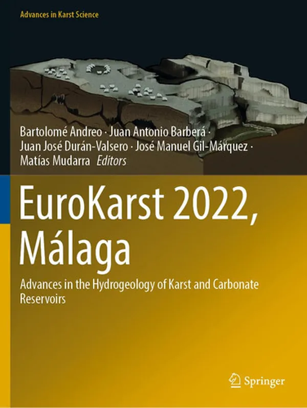 Cover of EuroKarst 2022, Málaga Advances in the Hydrogeology of Karst and Carbonate Reservoirs