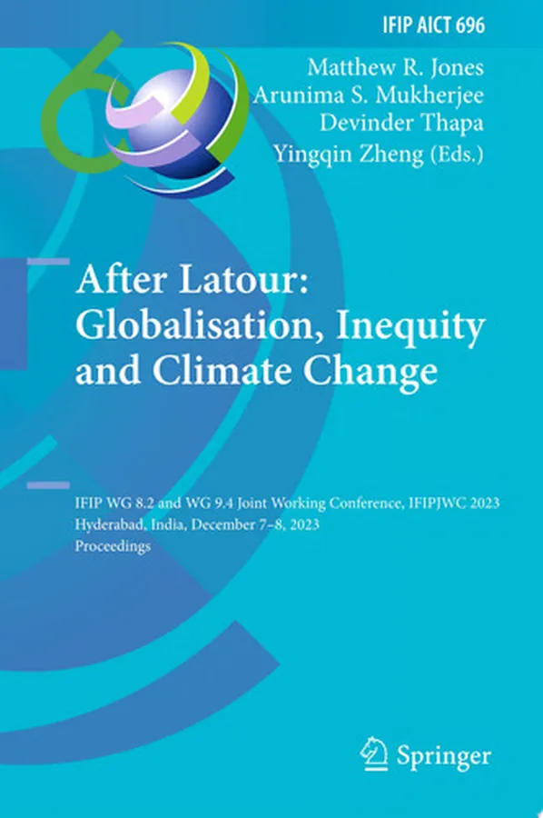 Cover of After Latour: Globalisation, Inequity and Climate Change