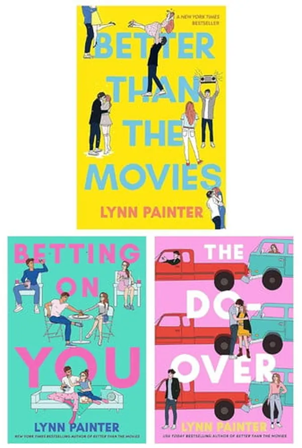 Cover of Lynn Painter 3 Books Collection Set (Better Than the Movies, The Do-Over & Betting on You)