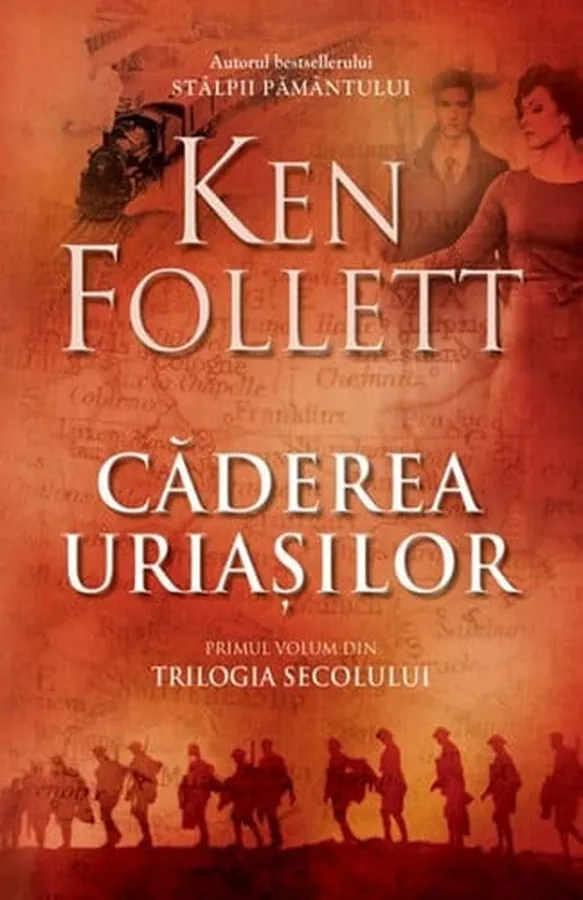 Cover of Caderea uriasilor primul volum din Trilogia secolului