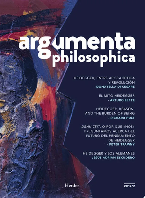 Cover of Argumenta philosophica 2017/2