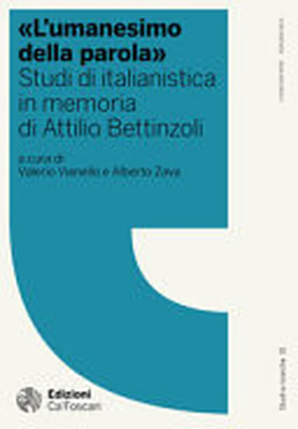 Cover of «L’umanesimo della parola»