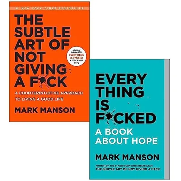 Cover of Mark Manson Collection 2 Books Set (The Subtle Art of Not Giving a F*ck, Everything Is F*cked)