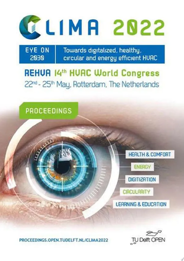 Cover of Proceedings CLIMA 2022 The 14th REHVA HVAC World Congress