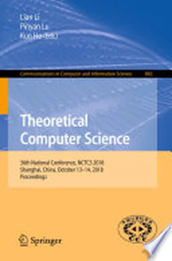 Cover of Theoretical Computer Science