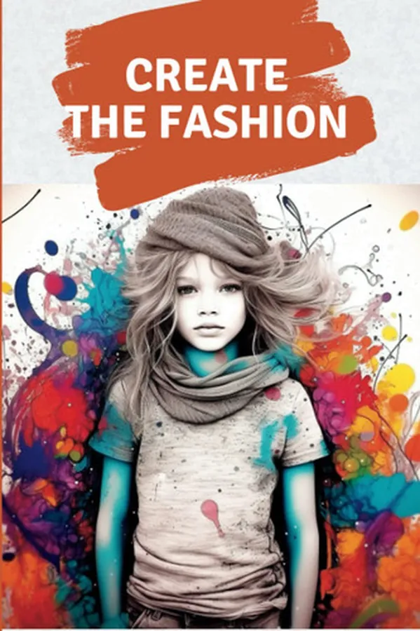 Cover of Create The Fashion - Coloring Book For Children: With 100 unique pages featuring 50 male and 50 female models in stylish outfits, this book invites ... fashion to life with your own color palette.